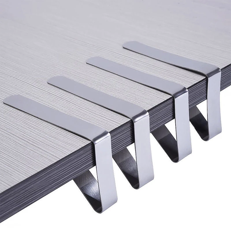 4Pcs/set Tablecloth Clip Useful Stainless Steel Table Cloth Clips Holder Cloth Clamps Party Picnic
4Pcs/set Tablecloth Clip Useful Stainless Steel Table Cloth Clips Holder Cloth Clamps Party Picnic