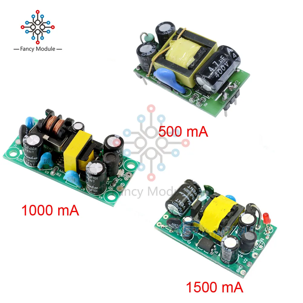 AC DC 5V 1A 1.5A 500mA 1000mA преобразователь источника питания|down converter|step buck converterconverter |