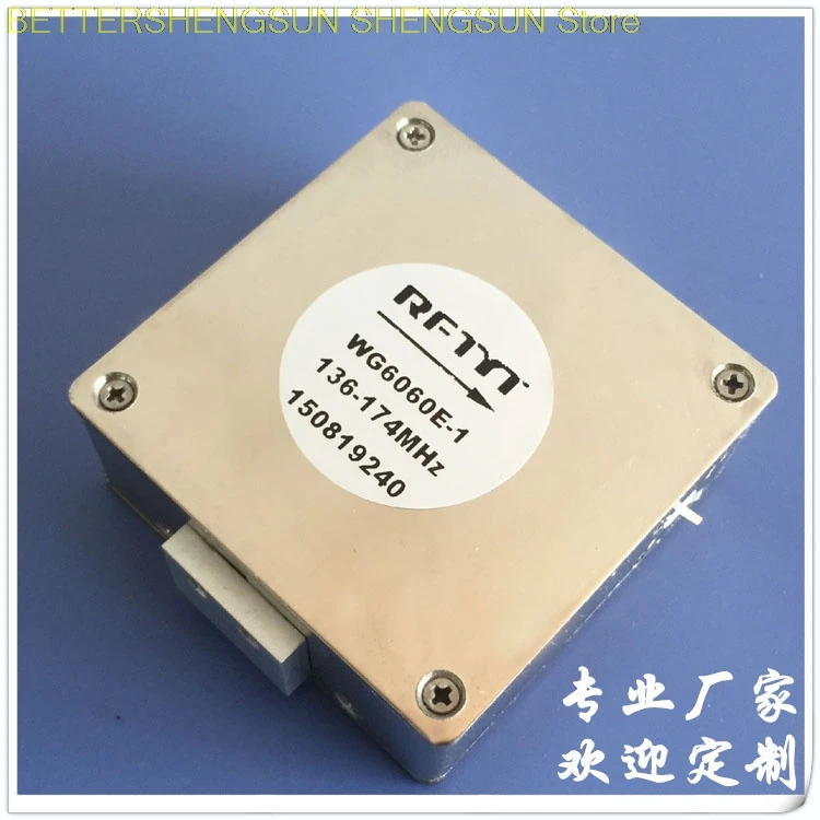 136-174MHz broadband centralized parameter LC low frequency isolator circulator SMA embedded N customizable
136-174MHz broadband centralized parameter LC low frequency isolator circulator SMA embedded N customizable