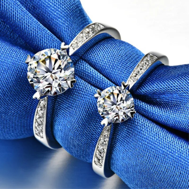 Four-claw Rings 1 Carat AAAAA High Quality Sona Arrow Heart Rings S925 Sterling Sliver White Gold Color Women Jewelry
Four-claw Rings 1 Carat AAAAA High Quality Sona Arrow Heart Rings S925 Sterling Sliver White Gold Color Women Jewelry