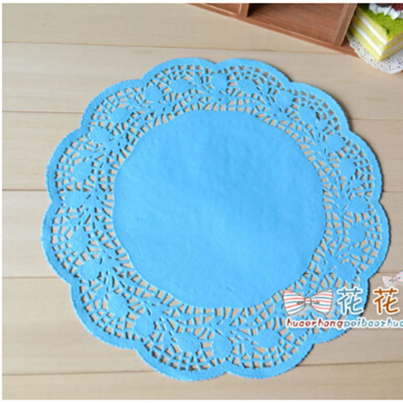 12inch/30cm blue lace paper mat doilies for cake pastry Absorb oil paper party wedding tableware decoration placemat
12inch/30cm blue lace paper mat doilies for cake pastry Absorb oil paper party wedding tableware decoration placemat