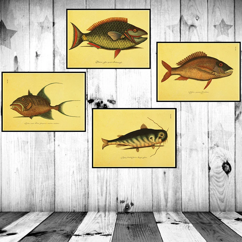Many Kind of Fish Map Vintage Kraft Paper Classic Movie Poster Map Home Decor Garage Wall Decor Art Retro Prints Painting
Many Kind of Fish Map Vintage Kraft Paper Classic Movie Poster Map Home Decor Garage Wall Decor Art Retro Prints Painting