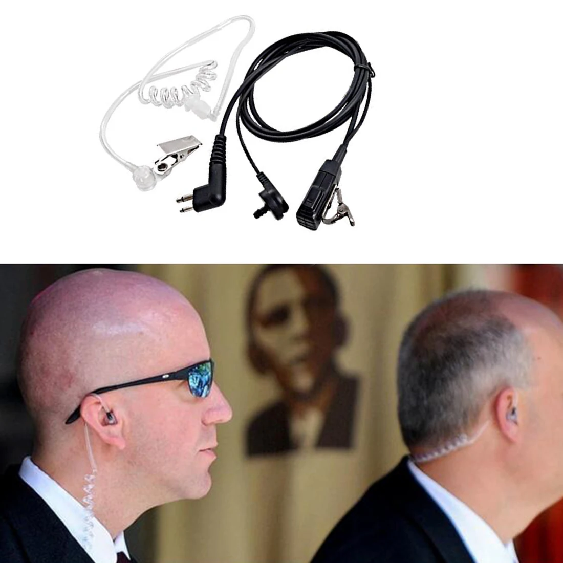 Black 2 Pin Security Agent Earphones Headset Mic Covert Acoustic Tube Earpiece Headset For Motorola Two Way Radios
Black 2 Pin Security Agent Earphones Headset Mic Covert Acoustic Tube Earpiece Headset For Motorola Two Way Radios