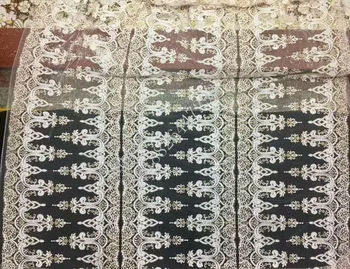 French yarn, sparkling Golden white sequins fabric, African lace, wedding dress, evening dress, dress
French yarn, sparkling Golden white sequins fabric, African lace, wedding dress, evening dress, dress