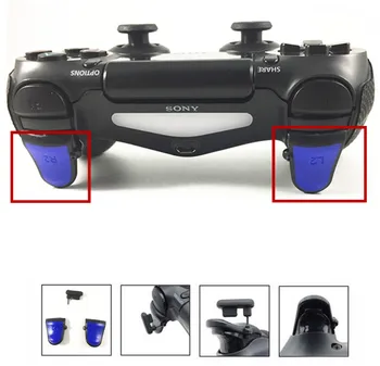 3 in 1 R2 L2 Adjustable Trigger Extenders W/ Dust plug Dual Triggers Attachment for Playstation PS4 Dualshock 4 PS4 Slim PS4 Pro
3 in 1 R2 L2 Adjustable Trigger Extenders W/ Dust plug Dual Triggers Attachment for Playstation PS4 Dualshock 4 PS4 Slim PS4 Pro