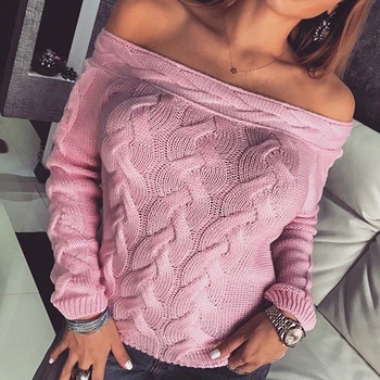 ZADORIN Off Shoulder Strapless Long Sleeve Knitted Sweater Pullover Women Clothes 2019 Sexy Vintage Harajuku Black Sweater Femme
ZADORIN Off Shoulder Strapless Long Sleeve Knitted Sweater Pullover Women Clothes 2019 Sexy Vintage Harajuku Black Sweater Femme