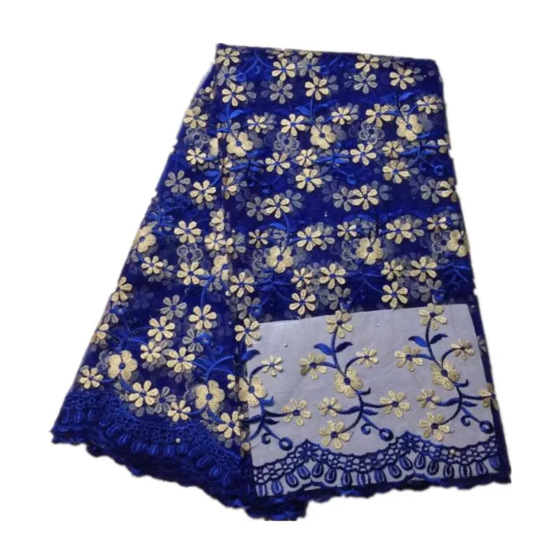 African Embroided Floral Pattern French Net Lace with Beads for Lady Evening Dress
African Embroided Floral Pattern French Net Lace with Beads for Lady Evening Dress