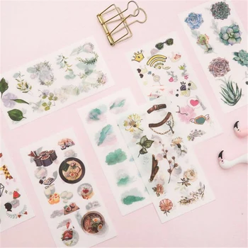6 pcs Creative Cute Animal Succulent plants Sticker Paper Cute Decorative Stickers For Diary Photo Album Scrapbooking Student 
6 pcs Creative Cute Animal Succulent plants Sticker Paper Cute Decorative Stickers For Diary Photo Album Scrapbooking Student