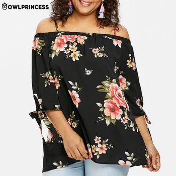 OWLPRINCESS New Casual Off Shoulder Top Women's Shirt Floral Print Plus Size Blouse Female Harajuku Fashion Woman Blouses 2018
OWLPRINCESS New Casual Off Shoulder Top Women's Shirt Floral Print Plus Size Blouse Female Harajuku Fashion Woman Blouses 2018
