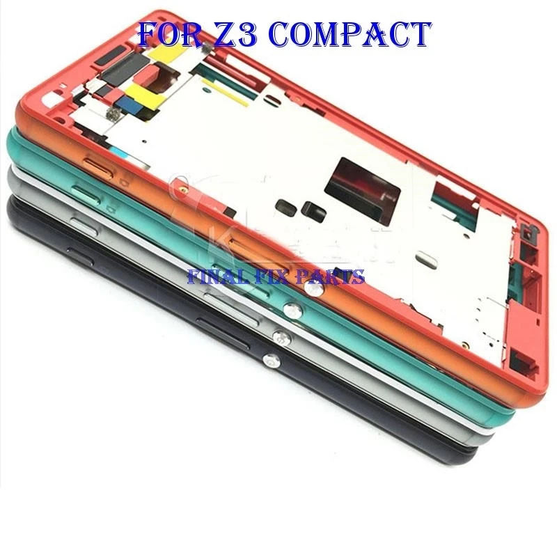 20 PCS LCD Faceplate For Sony Xperia Z3 Compact/Mini Z3C Front Frame Chassis Middle Housing Bezel + Side Buttons+Dust-proof Plug
20 PCS LCD Faceplate For Sony Xperia Z3 Compact/Mini Z3C Front Frame Chassis Middle Housing Bezel + Side Buttons+Dust-proof Plug