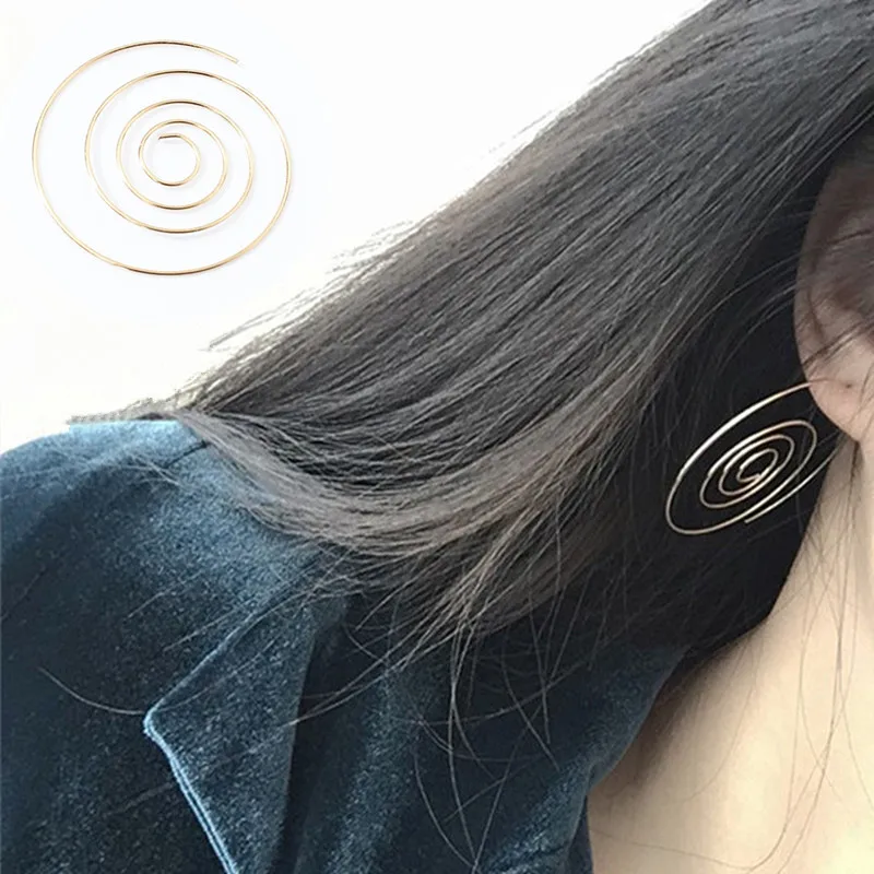 Hot Sale Spiral Studs Earring Round Simple Style Fashionable Jewelry Forks Earrings For Women Piercing Brincos Bijoux
Hot Sale Spiral Studs Earring Round Simple Style Fashionable Jewelry Forks Earrings For Women Piercing Brincos Bijoux