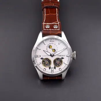 Corgeut Automatic Mechanical Men Sports Male clock Luxury Top brand Watches flywheel date lume Wristwatches relogio masculino
Corgeut Automatic Mechanical Men Sports Male clock Luxury Top brand Watches flywheel date lume Wristwatches relogio masculino