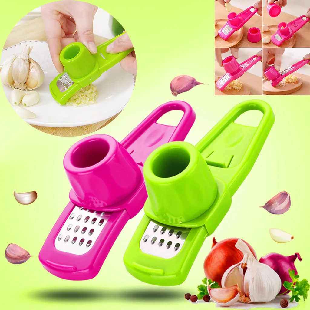 2PCS Multifunction Stainless Steel Pressing Garlic Slicer Cutter Shredder Kitchen Tool Stainless Steel Convenient Garlic Press
2PCS Multifunction Stainless Steel Pressing Garlic Slicer Cutter Shredder Kitchen Tool Stainless Steel Convenient Garlic Press