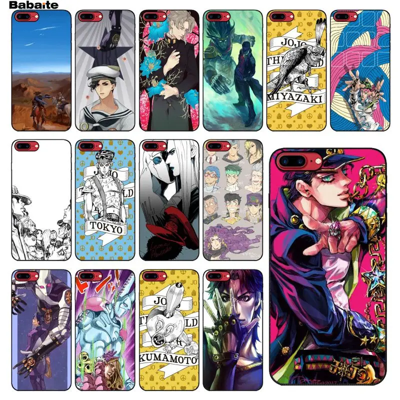 Babaite JoJo Bizarre Adventure Popular Custom TPU Phone Cover for Apple iPhone 5 5S SE 6 6S 7 8 Plus X XS MAX XR Cellphones
Babaite JoJo Bizarre Adventure Popular Custom TPU Phone Cover for Apple iPhone 5 5S SE 6 6S 7 8 Plus X XS MAX XR Cellphones