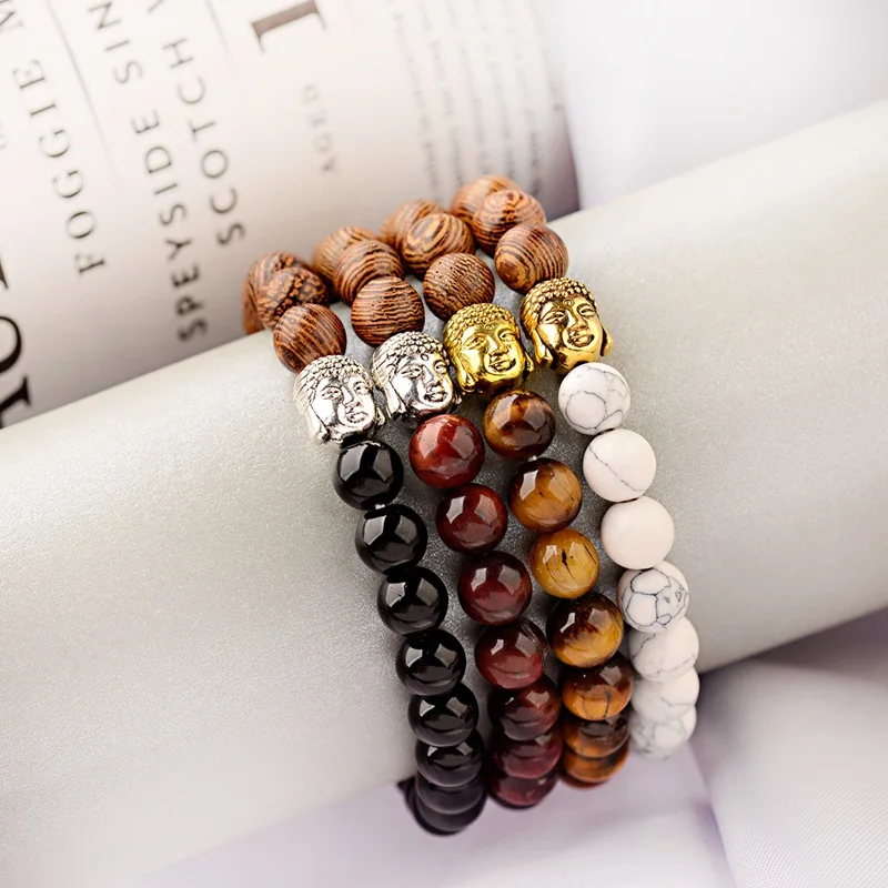 Bracelet homme bouddha