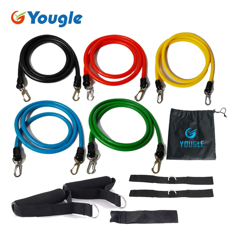 YOUGLE New 11 Pcs/Set Latex Resistance Bands Workout Exercise Pilates Yoga Crossfit Fitness Tubes Pull Rope
YOUGLE New 11 Pcs/Set Latex Resistance Bands Workout Exercise Pilates Yoga Crossfit Fitness Tubes Pull Rope