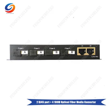 1Pair 20km 100M Singlefiber Singlemode 2 RJ45 port + 4 100M POE Media Converter 4 TX/RX SC Port
1Pair 20km 100M Singlefiber Singlemode 2 RJ45 port + 4 100M POE Media Converter 4 TX/RX SC Port