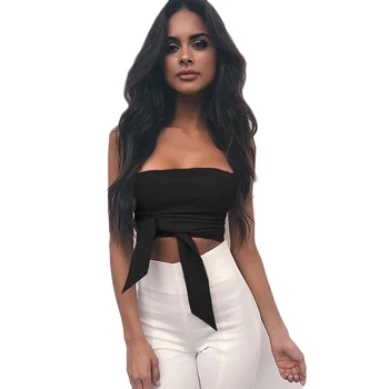 Summer Tops for Women Summer Wear Sexy Solid Tube Top Strapless Bandeau Top Sleeveless Off Shoulder Crop Top zipper Chest
Summer Tops for Women Summer Wear Sexy Solid Tube Top Strapless Bandeau Top Sleeveless Off Shoulder Crop Top zipper Chest