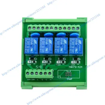 4 channel Relay Module driver board output amplifier board PLC board Relay 3V 10A relay module DIN rail mount NPN
4 channel Relay Module driver board output amplifier board PLC board Relay 3V 10A relay module DIN rail mount NPN
