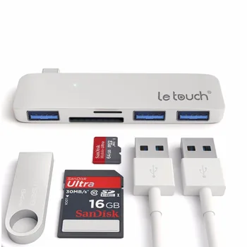 USB C Hub USB 3.1 Type C Hub Aluminium Type C to USB/SD Adapter USB C 5 in 1 Combo Hub for Macbook Os Windows
USB C Hub USB 3.1 Type C Hub Aluminium Type C to USB/SD Adapter USB C 5 in 1 Combo Hub for Macbook Os Windows