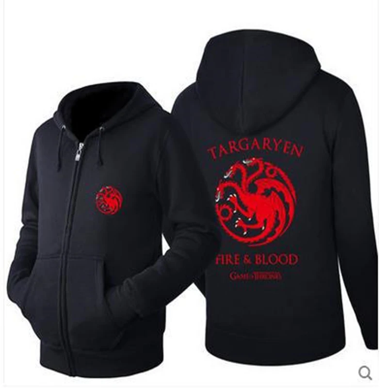 2018 Autumn Fashion Sweatshirt Men Jacket Game of Thrones Hoodies Men Zipper Tracksuits Men's Sportswear Hoody plus size 5XL
2018 Autumn Fashion Sweatshirt Men Jacket Game of Thrones Hoodies Men Zipper Tracksuits Men's Sportswear Hoody plus size 5XL
