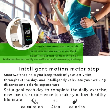 Smart Bracelet Heart Rate Blood Pressure Monitor Fitness Smart Watch with Color Screen DU55
Smart Bracelet Heart Rate Blood Pressure Monitor Fitness Smart Watch with Color Screen DU55