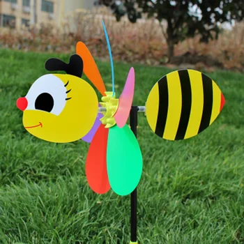 2pcs/lot 43*32cm Hot New 3D Large Animal Bee Windmill Wind Spinner Whirligig Yard Garden Decor
2pcs/lot 43*32cm Hot New 3D Large Animal Bee Windmill Wind Spinner Whirligig Yard Garden Decor