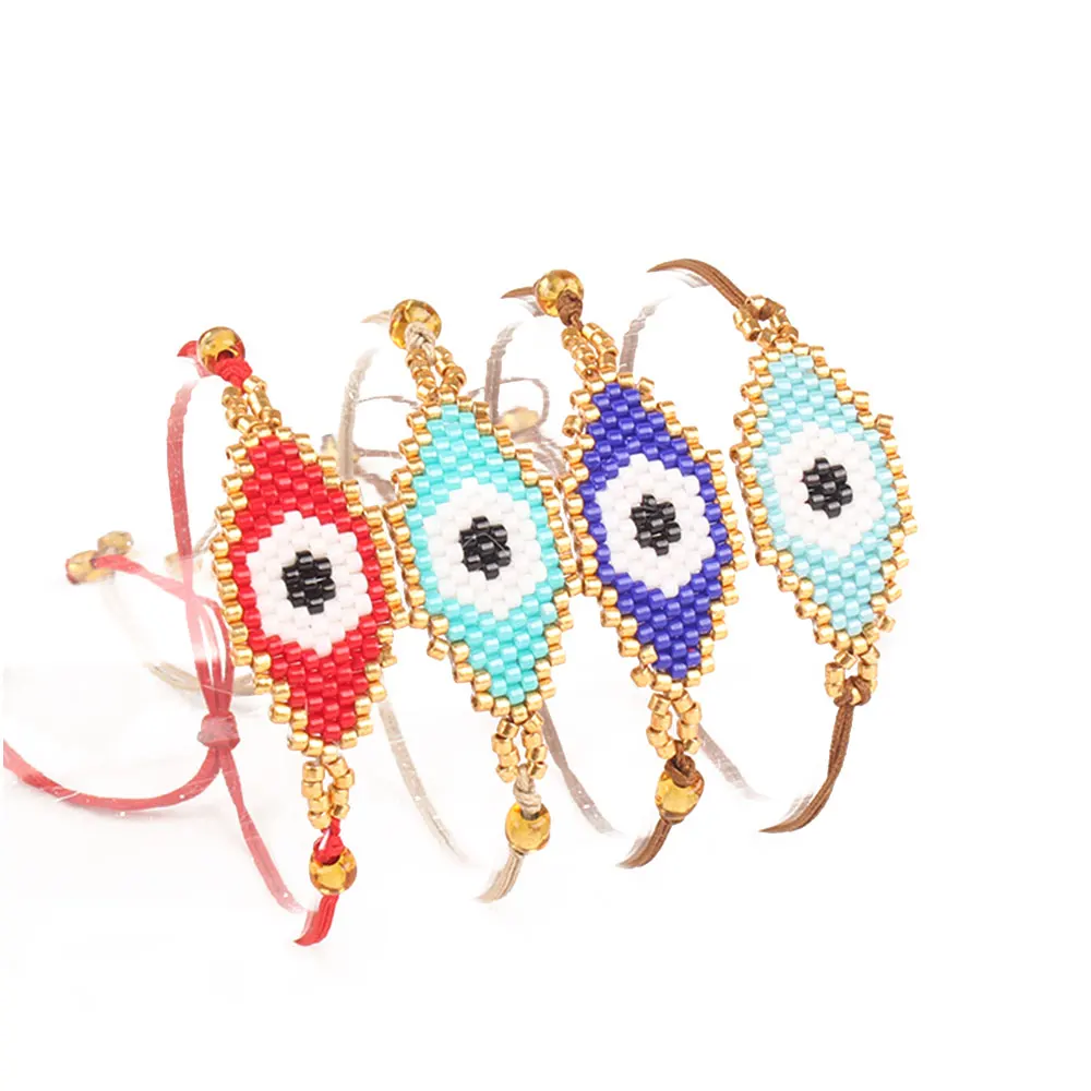 4 Colors MIYUKI Seed Beads Charm Bracelet Handmade Jewelry Ethnic Woven Fine Jewelry Gift Fashion Trendy Bracelet
4 Colors MIYUKI Seed Beads Charm Bracelet Handmade Jewelry Ethnic Woven Fine Jewelry Gift Fashion Trendy Bracelet
