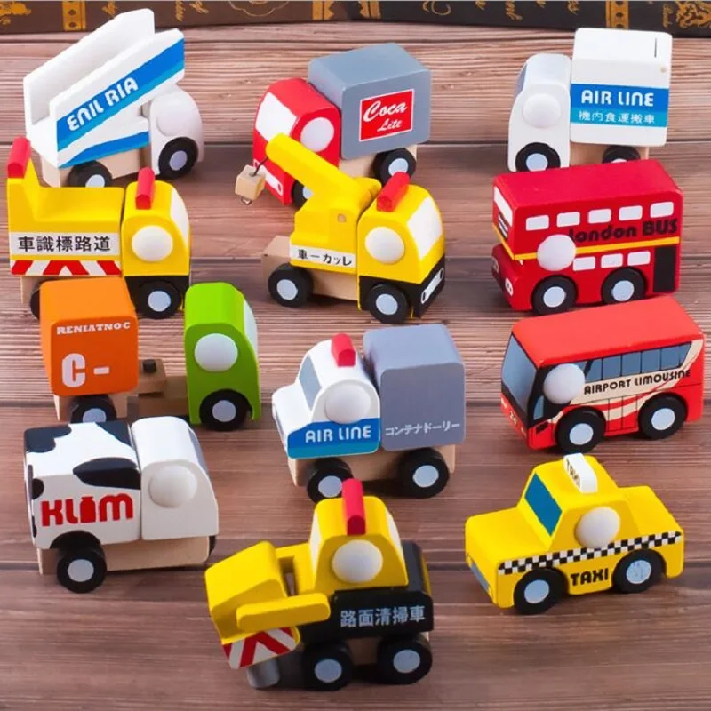 Wooden Toy Automotive Engineering Vehicle Model, Toy Sets for Baby Toddlers Over 18 Months ( Set of 12: Bulldozer, Excavator)
Wooden Toy Automotive Engineering Vehicle Model, Toy Sets for Baby Toddlers Over 18 Months ( Set of 12: Bulldozer, Excavator)