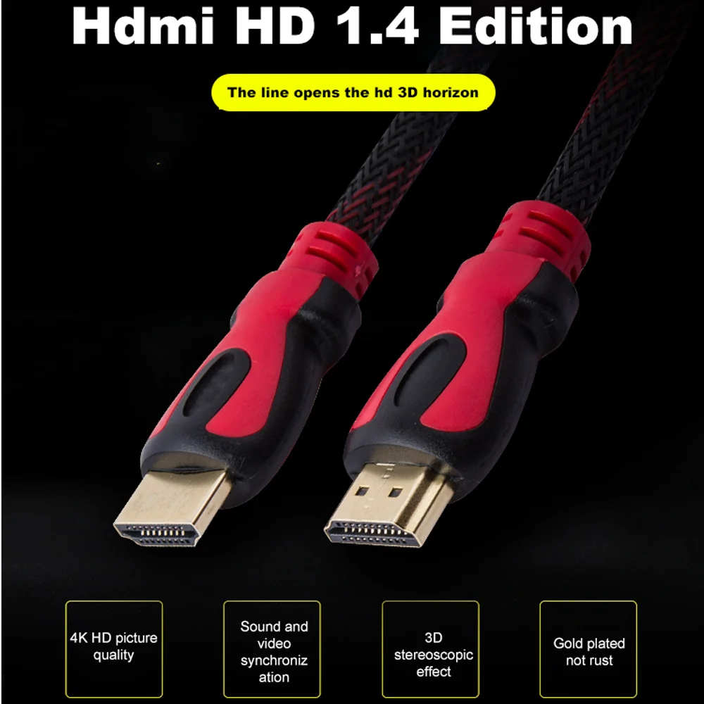 HDMI Cable to HDMI HD Cable Converter Gold Plated 1.4 1080P 3D for PS3 LCD DVD HDTV Projector Computer 3M 5M HD HDMI Cable
HDMI Cable to HDMI HD Cable Converter Gold Plated 1.4 1080P 3D for PS3 LCD DVD HDTV Projector Computer 3M 5M HD HDMI Cable