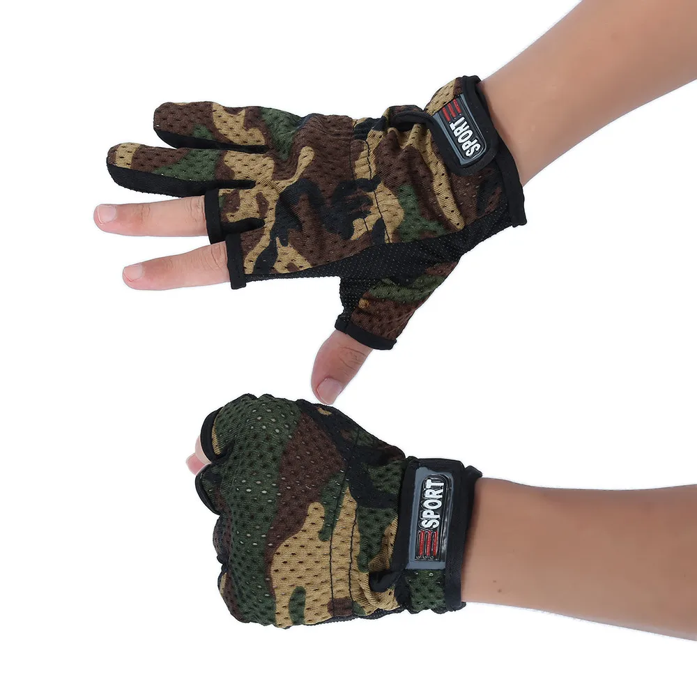 Tactical Half Finger Fishing Gloves Anti-Slip Touch Screen Hunting Camping Cycling Camouflage Outdoor Sport Fishing Equipment
Tactical Half Finger Fishing Gloves Anti-Slip Touch Screen Hunting Camping Cycling Camouflage Outdoor Sport Fishing Equipment