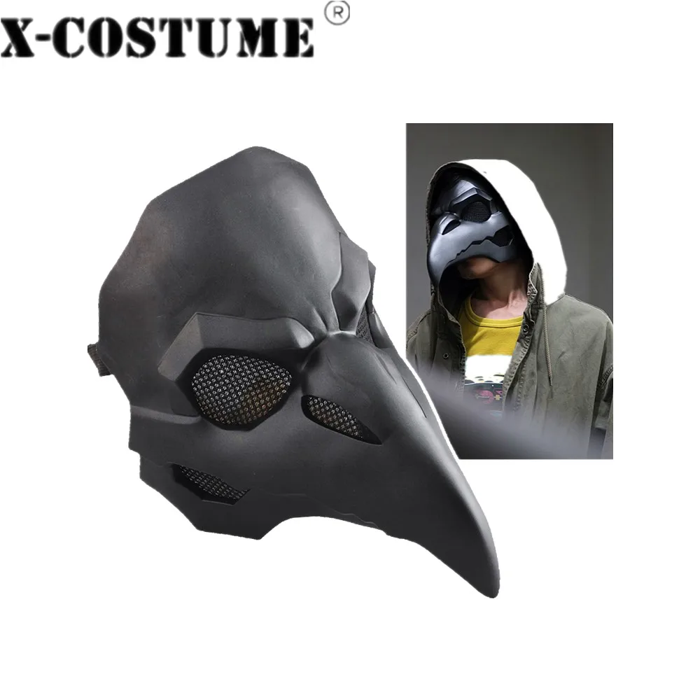 X-COSTUME Overwatch Reaper Adult Cosplay Mask 1:1 Costume Props Black Doctor Ravens Helmet Game Anime Costume Accessories
X-COSTUME Overwatch Reaper Adult Cosplay Mask 1:1 Costume Props Black Doctor Ravens Helmet Game Anime Costume Accessories