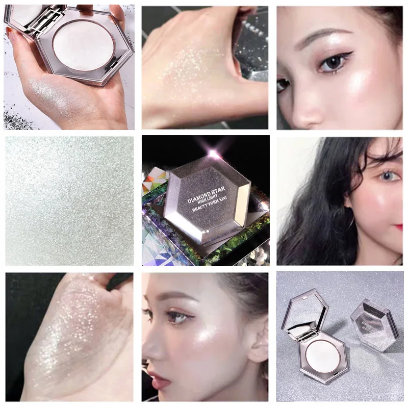 Beauty makeup blogger recommended diamond Specular powder Mashed potatoes prominent Carry bright grooming highlights
Beauty makeup blogger recommended diamond Specular powder Mashed potatoes prominent Carry bright grooming highlights