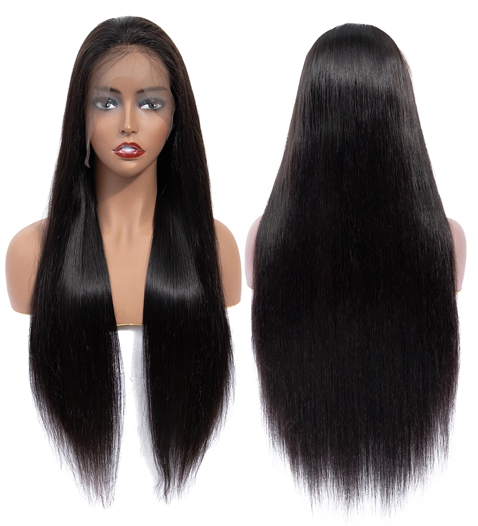 straight lace front wig
