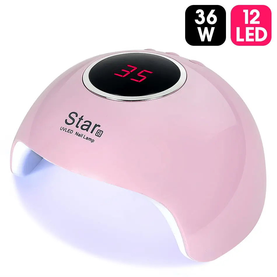 36W UV Lamp for Manicure Led Nails Dryer Ice Lamp Hybrid Gel Curing UV Light for Gel Nails Polish Dryer
36W UV Lamp for Manicure Led Nails Dryer Ice Lamp Hybrid Gel Curing UV Light for Gel Nails Polish Dryer
