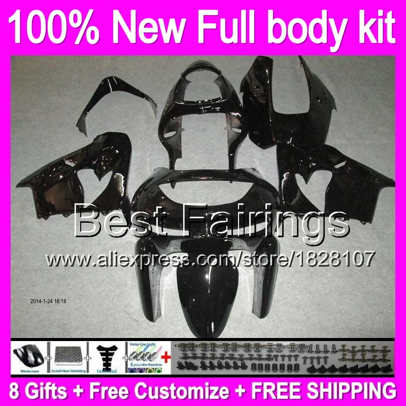 Fairing Body For KAWASAKI NINJA ZX9R 00-01 ZX-9R B09 ZX 9R ALL Black ZX9 R 00 01 2000 2001 +decal ALL Gloss black no decal
Fairing Body For KAWASAKI NINJA ZX9R 00-01 ZX-9R B09 ZX 9R ALL Black ZX9 R 00 01 2000 2001 +decal ALL Gloss black no decal