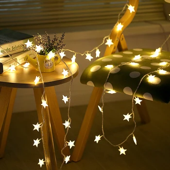 1.2m 8 LED Christmas Lights Pentagram Lamp Holiday Lighting Wedding Party Decoration Curtain String Lights
1.2m 8 LED Christmas Lights Pentagram Lamp Holiday Lighting Wedding Party Decoration Curtain String Lights