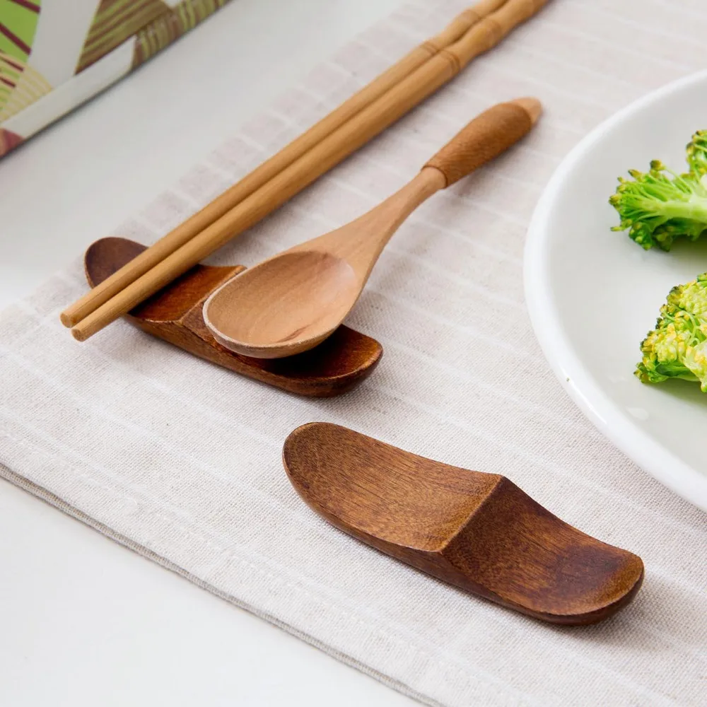 1pc Japanese Chopsticks Rest Style Handmade Wooden Chopsticks Rest Dinner Spoon Stand Fork Knife Holder Tableware Decoration
1pc Japanese Chopsticks Rest Style Handmade Wooden Chopsticks Rest Dinner Spoon Stand Fork Knife Holder Tableware Decoration
