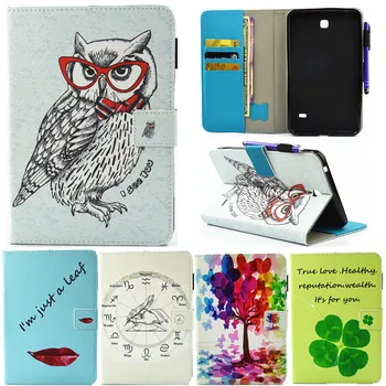 for Samsung Galaxy Tab 4 7.0 T230 T231 T235 Tablet Case Flip Leather Stand Cartoon Animal Owl Cat Lip Cover Fundas Coque
for Samsung Galaxy Tab 4 7.0 T230 T231 T235 Tablet Case Flip Leather Stand Cartoon Animal Owl Cat Lip Cover Fundas Coque
