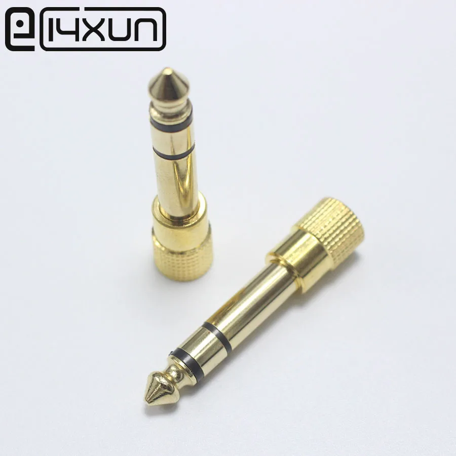 1pcs/lot Golden 3.5mm Stereo Socket to 6.3mm 6.35mm 1/4 Jack Headphone Adapter Converter Plug Free Shipping High Quality
1pcs/lot Golden 3.5mm Stereo Socket to 6.3mm 6.35mm 1/4 Jack Headphone Adapter Converter Plug Free Shipping High Quality