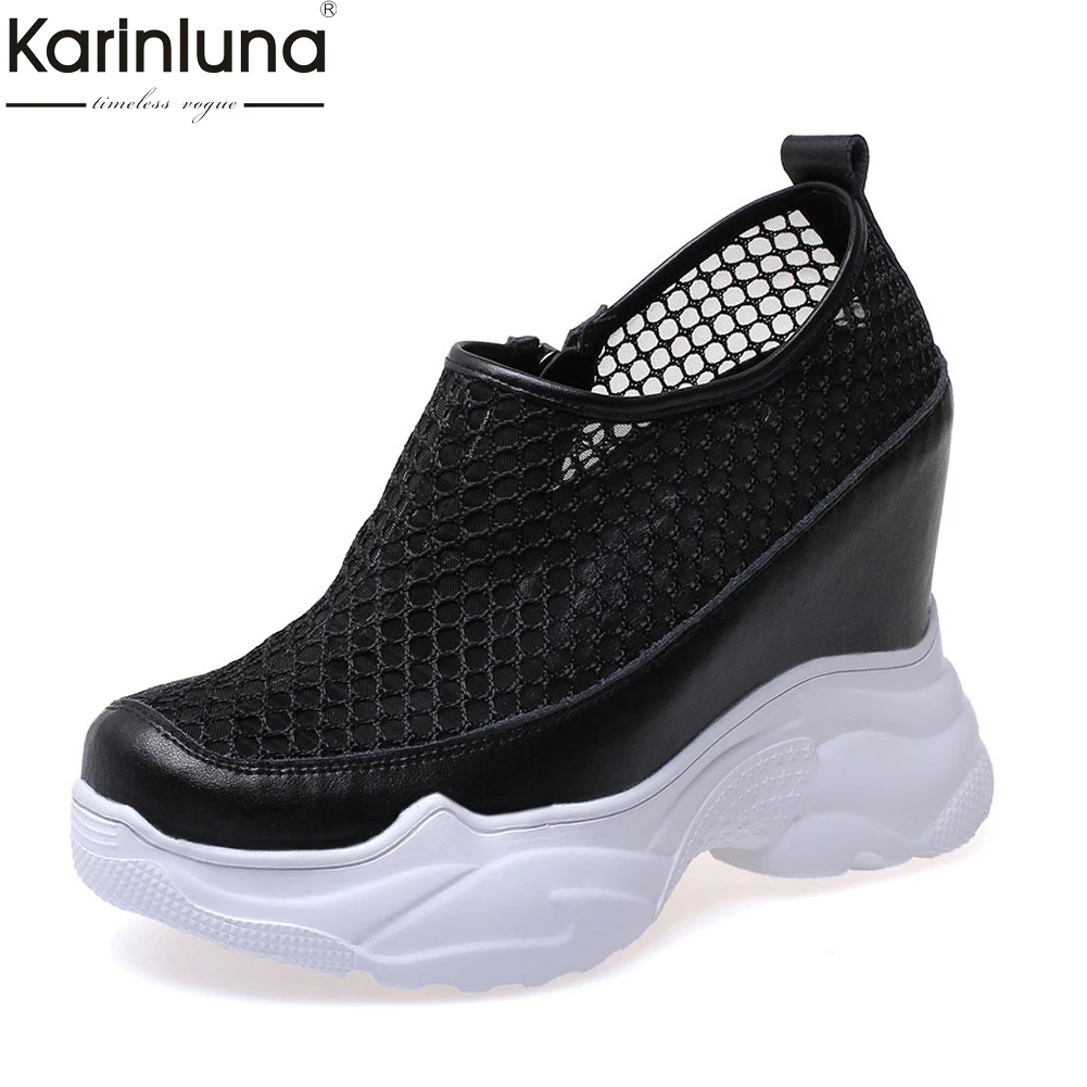 Brand luxury genuine leather ladies platform hollow women shoes woman casual soft summer inner high heels breathable pumps
Brand luxury genuine leather ladies platform hollow women shoes woman casual soft summer inner high heels breathable pumps