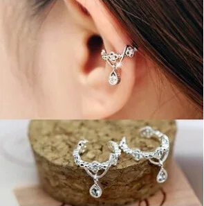 1Pc Women Ear Cuff Earrings Wrap Rhinestone Crystal Clip On Earring Jewelry Silver Gold one Water drops
1Pc Women Ear Cuff Earrings Wrap Rhinestone Crystal Clip On Earring Jewelry Silver Gold one Water drops