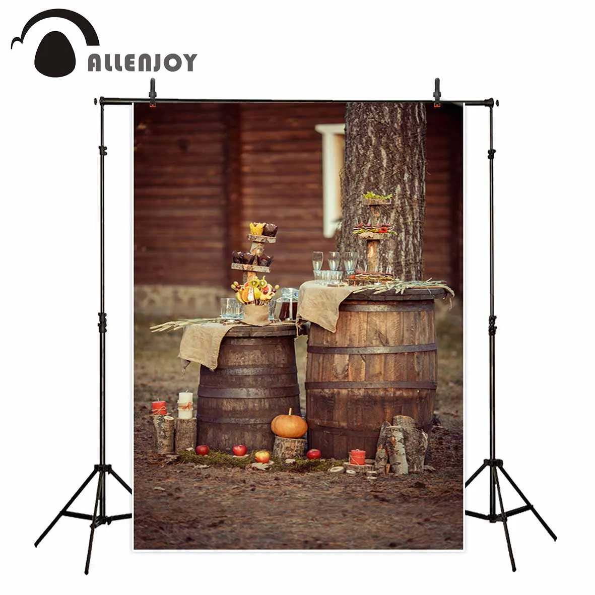 Allenjoy photography backdrops autumn pumpkin Barrels wine tree baby children party photocall new photographic photo background
Allenjoy photography backdrops autumn pumpkin Barrels wine tree baby children party photocall new photographic photo background