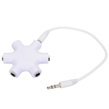 Mayitr 1pc 3.5mm Headphone Adapter 1 Male to 2 3 4 5 Female Port Earphone Headphone Audio Splitter Cable
Mayitr 1pc 3.5mm Headphone Adapter 1 Male to 2 3 4 5 Female Port Earphone Headphone Audio Splitter Cable