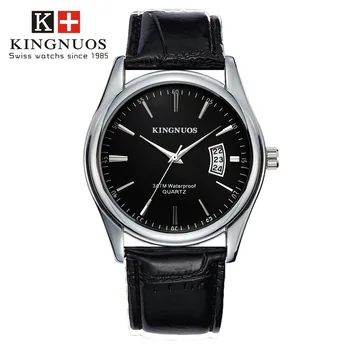 KINGNUOS Luxury Brand Fashion Quartz Watch Men Waterpoof Leather Watchband Watches Men Silver Wristwatches Relogio Masculino
KINGNUOS Luxury Brand Fashion Quartz Watch Men Waterpoof Leather Watchband Watches Men Silver Wristwatches Relogio Masculino
