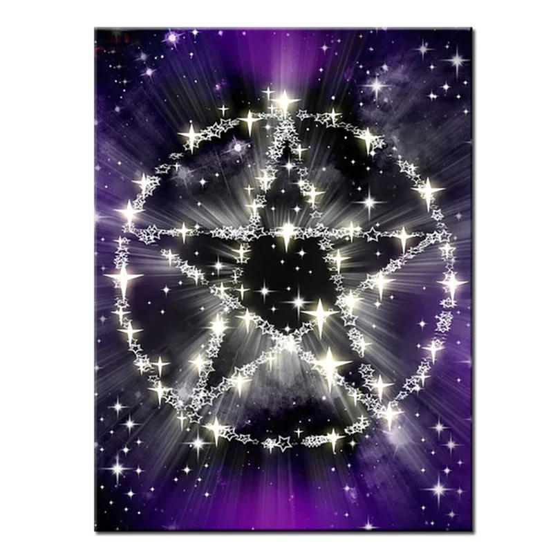 Creative Fashion Pentagram Full Square Drill 5D DIY Diamond Embroidery Picture Handmade Wall Sticker Mosaic Bedroom Decor
Creative Fashion Pentagram Full Square Drill 5D DIY Diamond Embroidery Picture Handmade Wall Sticker Mosaic Bedroom Decor