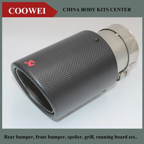 Carbon Fiber + Stainless Steel Universal Car Exhaust Pipe Tip Tailtip Akrapovic Car Exhaust Muffler Tip
Carbon Fiber + Stainless Steel Universal Car Exhaust Pipe Tip Tailtip Akrapovic Car Exhaust Muffler Tip