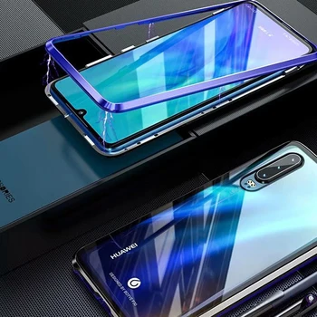 Magnetic Adsorption Flip Case for Huawei P30,P30 Pro,P30 Lite Tempered Glass Back Cover Luxury Metal Bumpers Hard Case
Magnetic Adsorption Flip Case for Huawei P30,P30 Pro,P30 Lite Tempered Glass Back Cover Luxury Metal Bumpers Hard Case