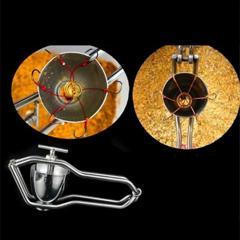Stainless Steel Fishing Bait Maker DIY Explosion Hook Bait Shapper Fishing Bait Forming Mold Bait Compressor Fishing Tool
Stainless Steel Fishing Bait Maker DIY Explosion Hook Bait Shapper Fishing Bait Forming Mold Bait Compressor Fishing Tool