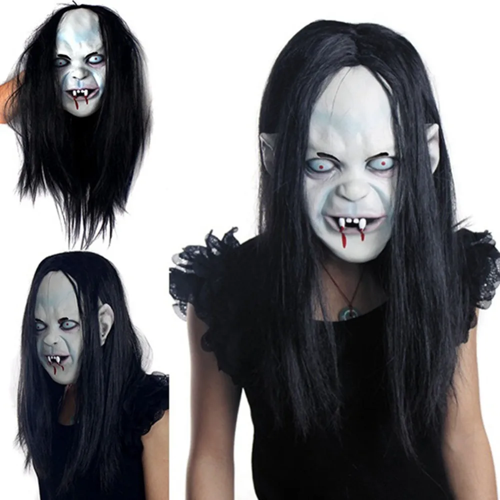 Ghost Mask Halloween Cosplay Costumes Horrific Mask Creepy Terrifying Toothy Zombie Ghost Mask Halloween Party Supplies
Ghost Mask Halloween Cosplay Costumes Horrific Mask Creepy Terrifying Toothy Zombie Ghost Mask Halloween Party Supplies